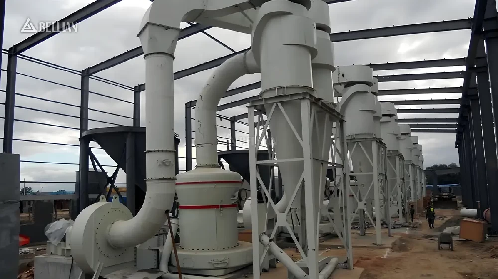 Indonesia 6 Sets MTW138 European Trapezium Mill Dolomite Powder Production Line